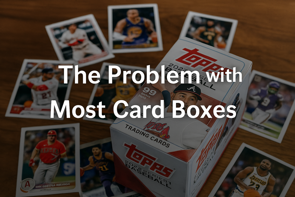 The Problem with Most Sports Card Boxes (And How We’re Fixing It)